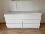 Ikea Malm Ladekast 3 lades, wit, 80x78 cm, Ophalen, 150 tot 200 cm, Zo goed als nieuw, 3 of 4 laden