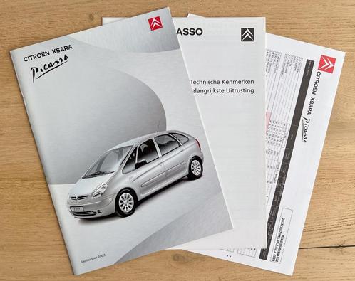 Citroën Xsara Picasso brochure BE-NL 2003 + specs & prijzen, Livres, Autos | Brochures & Magazines, Utilisé, Citroën, Enlèvement ou Envoi