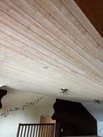 Tand en groef plafond/muurbezetting +-40 vierkante meter, Doe-het-zelf en Bouw, Hout en Planken, Ophalen, Zo goed als nieuw