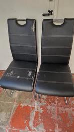 6 chaises salle à manger, Maison & Meubles, Chaises, Utilisé, Noir, Cinq, Six Chaises ou plus