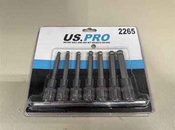 inbus doppenset US - us pro hex allen socket set, Ophalen of Verzenden, Nieuw