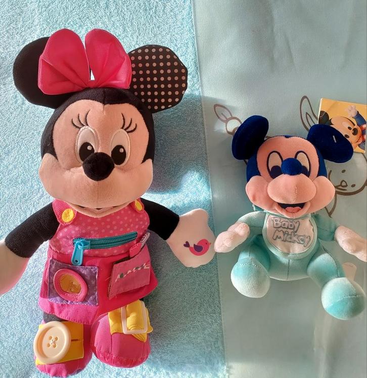 Activiteiten Minnie mouse/baby Micky mouse, Kinderen en Baby's, Speelgoed | Knuffels en Pluche, Nieuw, Ophalen