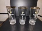Jupiler bierglazen nr 5, Ophalen of Verzenden, Zo goed als nieuw, Glas of Glazen, Jupiler