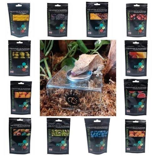 14 Sale Zeer geliefde Gecko Voeding veel smaken, Gekkodieet, Dieren en Toebehoren, Reptielen en Amfibieën | Toebehoren, Nieuw