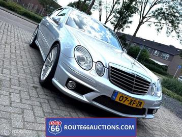 Mercedes E-klasse AMG 63 | Route 66 Auctions, Autos, 378 kW, Argent ou Gris, Achat, 4 portes