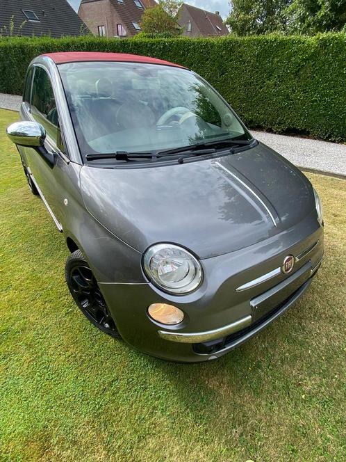 Fiat 500c, Auto's, Fiat, Particulier, 500C, LPG, Cabriolet, 3 deurs, Automaat, Zilver of Grijs, Beige, Voorwielaandrijving, Ophalen