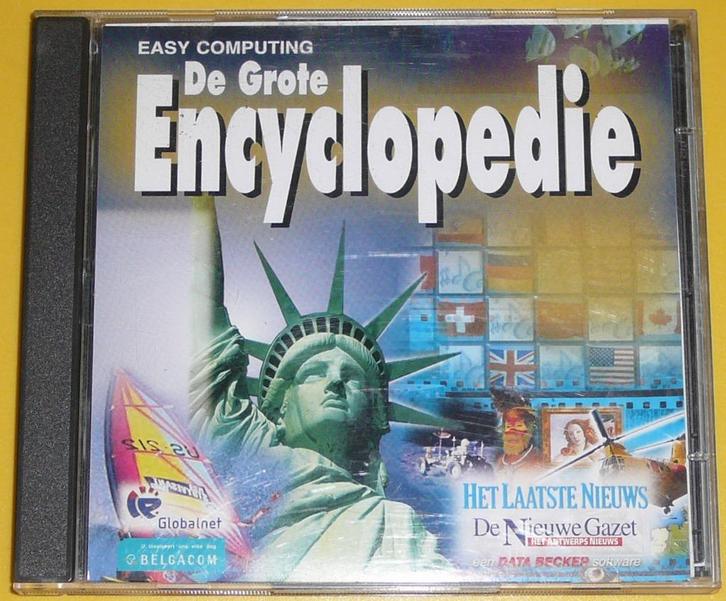 CD - Rom  :  De Grote Encyclopedie, Computers en Software, Educatie- en Cursussoftware, Ophalen of Verzenden