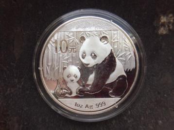 2012 China - Panda - 1 oz silver, Enlèvement ou Envoi, Argent