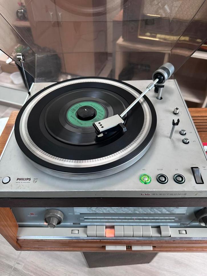 Platine vinyle tourne disque, Audio, Tv en Foto, Platenspelers, Zo goed als nieuw, Philips, Ophalen