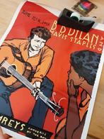 Poster Bob Dylan - Humphreys, Rechthoekig Staand, Ophalen of Verzenden, Zo goed als nieuw, A1 t/m A3