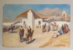 Orientalistisch werk van Charles Ernest Smets in Fes Marokko, Ophalen of Verzenden