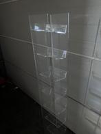 cd-rek in plexi Vintage jaren 70, Ophalen, Kunststof, Gebruikt, 75 tot 150 discs
