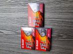 3 nieuwe muziekcassettes, Ophalen, Nieuw in verpakking