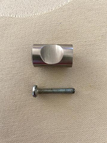 deurknop roestvrij staal 12 stuks - Hülsta 