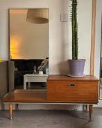 Vintage vestiairekast met spiegel, Antiek en Kunst, Antiek | Meubels | Kasten, Ophalen