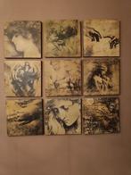 canvas doek 9 kaders, Antiek en Kunst, Kunst | Schilderijen | Abstract, Ophalen