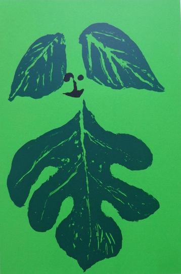 JAN COX / FIGUUR / KLEURLITHO / 70x50cm / SIG / 1976 beschikbaar voor biedingen