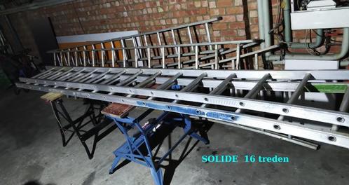 Aluminium Steekladders. Prima staat., Doe-het-zelf en Bouw, Ladders en Trappen, Gebruikt, Ladder, Ophalen of Verzenden