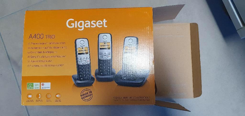 Draadloze telefoon A400 Trio (1 uit set van 3), Telecommunicatie, Vaste telefoons | Handsets en Draadloos, Nieuw, 1 handset, Ophalen