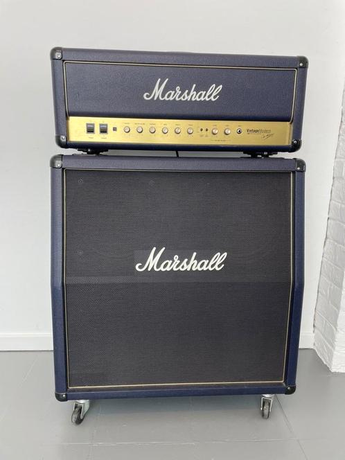 Marshall Vintage Modern 100w en 4x12 425A cabine, Muziek en Instrumenten, Versterkers | Bas en Gitaar, Gebruikt, Gitaar, 50 tot 100 watt