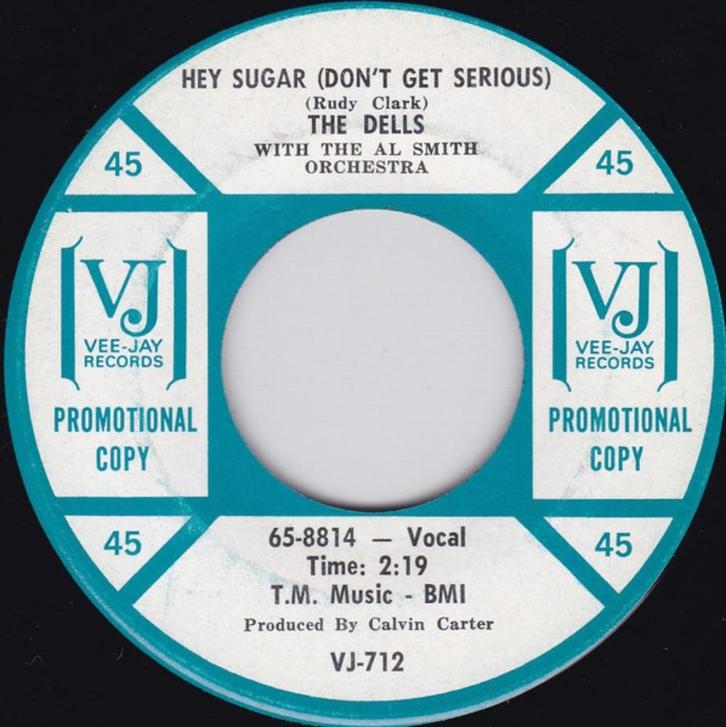 The Dells – Hey Sugar (Don't Get Serious), Cd's en Dvd's, Vinyl Singles, Gebruikt, Single, R&B en Soul, 7 inch, Ophalen of Verzenden