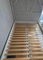 Tweepersoonsbed, Huis en Inrichting, Ophalen, Zo goed als nieuw, Tweepersoons, Wit