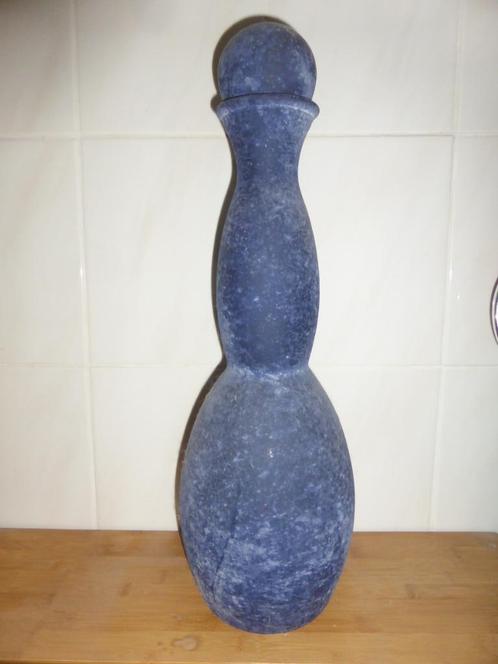 Vaas, Huis en Inrichting, Woonaccessoires | Vazen, Zo goed als nieuw, Blauw, 50 tot 75 cm, Aardewerk of Porselein, Ophalen