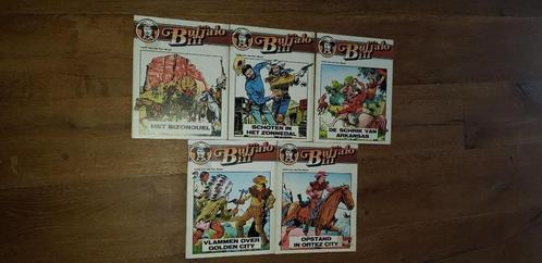 buffalo bill 5 strips, Boeken, Stripverhalen, Gelezen, Meerdere stripboeken, Ophalen of Verzenden