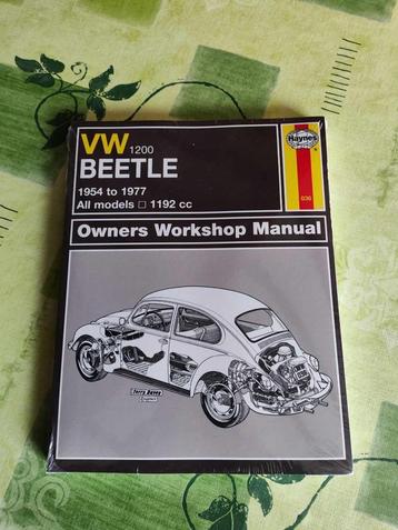 Manuel d'atelier du propriétaire de la VW Beetle Haynes.