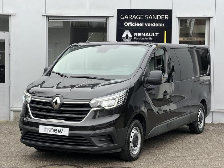Renault Trafic dCI 170 PK L2H1 Dubbele Cabine, Autos, Camionnettes & Utilitaires, ABS, Airbags, Air conditionné, Android Auto