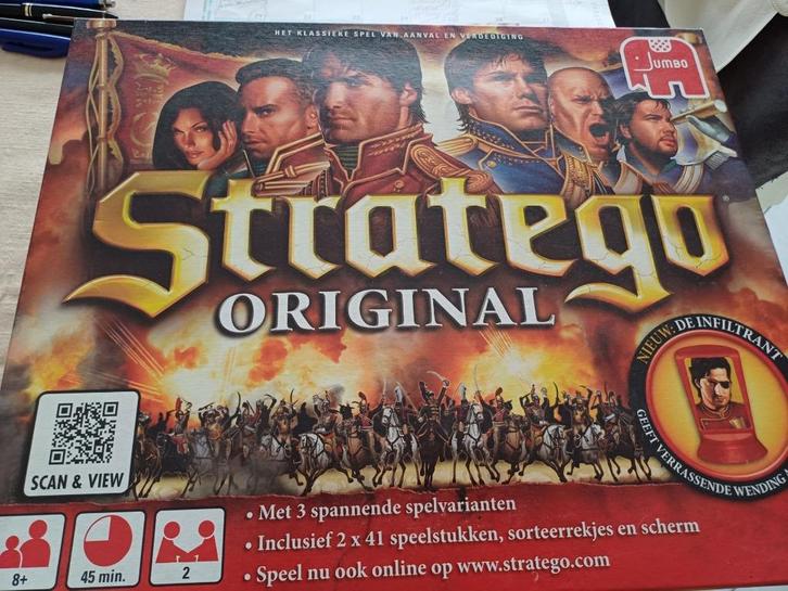stratego original compleet met spelregels, Hobby en Vrije tijd, Gezelschapsspellen | Bordspellen, Gebruikt, Ophalen of Verzenden