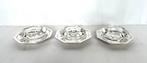 3 stuks Wiskemann verzilverde kristallen zoutvaatjes, Enlèvement ou Envoi