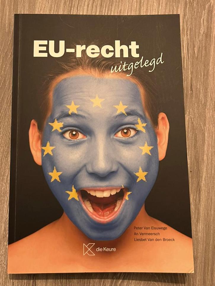 Studieboek EU-recht uitgelegd, Boeken, Studieboeken en Cursussen, Zo goed als nieuw, Ophalen