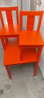 Kindertafel met 2 stoelen, Ophalen, Stoel(en)