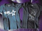 2  donkerblauwe T-shirt gepersonaliseerd "TUUR", Kinderen en Baby's, Kinderkleding | Maat 122, Jongen, Ophalen of Verzenden, Zeeman