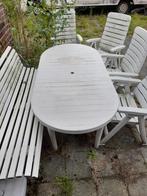 tuinmeubelset, Tuin en Terras, Ophalen, Kunststof, Gebruikt, Bank