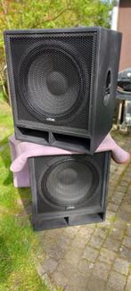 2x VIBE 18' SUB, Gebruikt, Subwoofer, 120 watt of meer, Ophalen