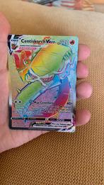 Pokémon kaart Centiskorch Vmax regenboog met hoesje, Comme neuf, Enlèvement