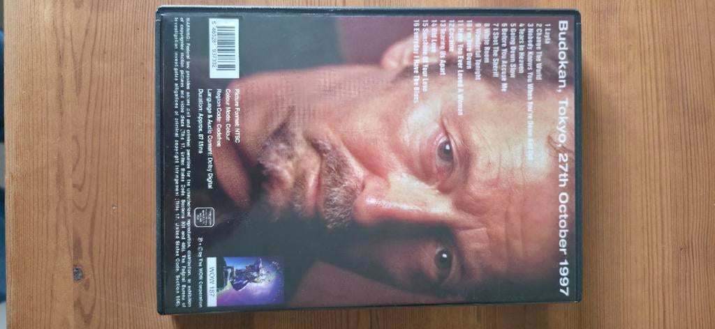 Eric clapton dvd budokan 1997