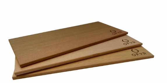 OFYR cedar wood planks pro - nieuw, Jardin & Terrasse, Barbecues au charbon de bois, Neuf, Enlèvement ou Envoi