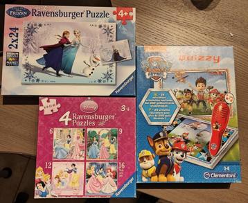3 Leuke kinder- en peuterpuzzels te koop! beschikbaar voor biedingen