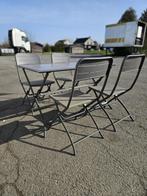 Table pliante avec quatre cheese, Enlèvement, Comme neuf, Sets de jardin
