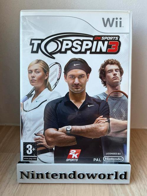 Topspin 3 (Wii), Consoles de jeu & Jeux vidéo, Jeux | Nintendo Wii, Comme neuf, Enlèvement ou Envoi