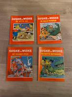 4 oude strips Suske en Wiske, Meerdere stripboeken, Ophalen of Verzenden, Gelezen, Willy Vandersteen