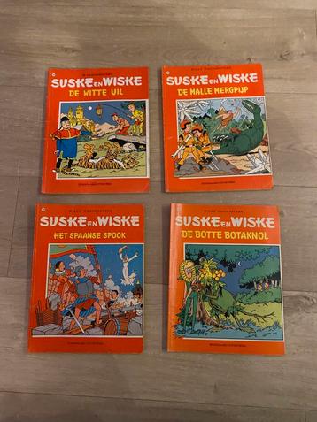 4 oude strips Suske en Wiske beschikbaar voor biedingen