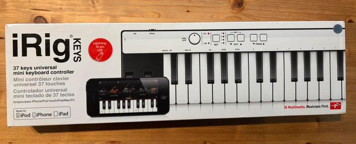Contrôleur de clavier MIDI 37 touches I Multimedia Irig Keys, Musique & Instruments, Équipement Midi, Comme neuf, Enlèvement ou Envoi