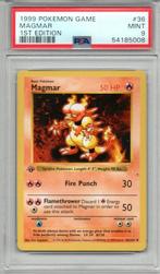Magmar 1st edition Psa 9 Base set, Ophalen of Verzenden, Zo goed als nieuw