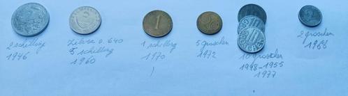 8x Oostenrijkse munten, 1946 tot 1977, Postzegels en Munten, Munten | Europa | Niet-Euromunten, Setje, Oostenrijk, Ophalen of Verzenden