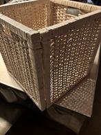 Ikea branas basket/opbergmand wit, Huis en Inrichting, Woonaccessoires | Schalen en Manden, Ophalen, Gebruikt, Vierkant, Riet