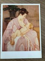 postkaart Mary Cassatt - Moeder en kind, Antiek en Kunst, Ophalen of Verzenden